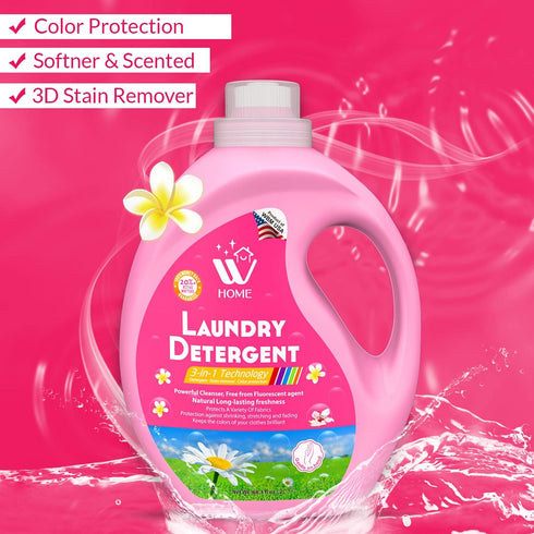 Liquid Laundry Detergent, 68.3 fl oz | WBM HOME